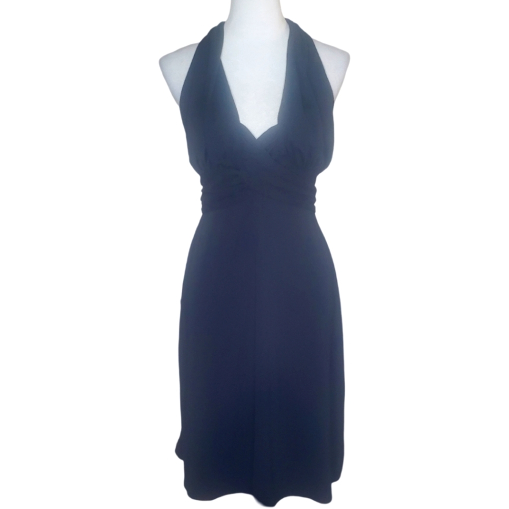 White House Black Market Little Black Halter Dress